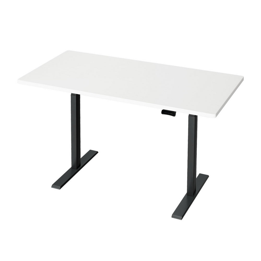 Artiss Standing Desk Motorised Dual Motor White 140CM HASD-268-BKDF-WHDB-140
