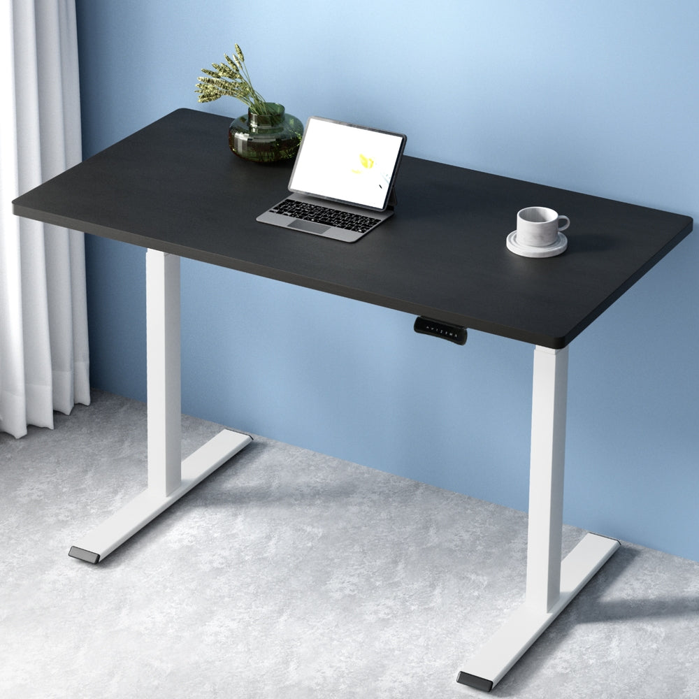 Artiss Standing Desk Motorised Dual Motor 120CM Black HASD-268-WHDF-BKDB-120