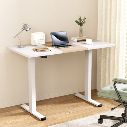 Artiss Standing Desk Motorised Dual Motor 140CM HASD-268-WHDF-NWDB-140