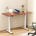 Artiss Standing Desk Motorised Dual Motor 120CM Rustic Brwon HASD-268-WHDF-RBDB-120