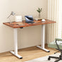 Artiss Standing Desk Motorised Dual Motor 120CM Rustic Brwon HASD-268-WHDF-RBDB-120