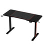 Artiss Electric Gaming Desk RGB Sit Stand Height Adjustable Table Black HASD-B-GMD06-BK