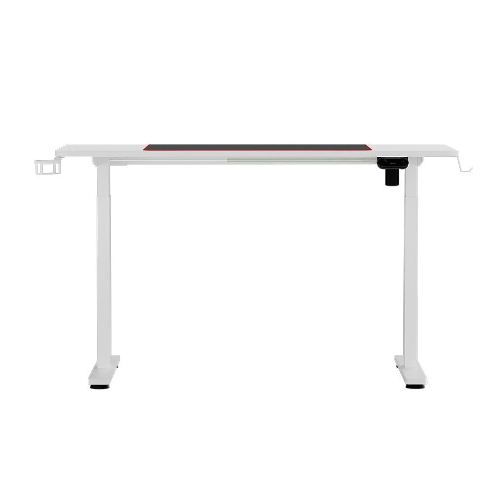 Artiss Standing Desk Motorised Gaming Desks White 140CM HASD-B-GMD06-WH