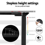 Artiss Standing Desk Frame Only L-shape Motorised HASD-B-M07-BK