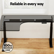 Artiss Standing Desk Frame Only L-shape Motorised HASD-B-M07-BK