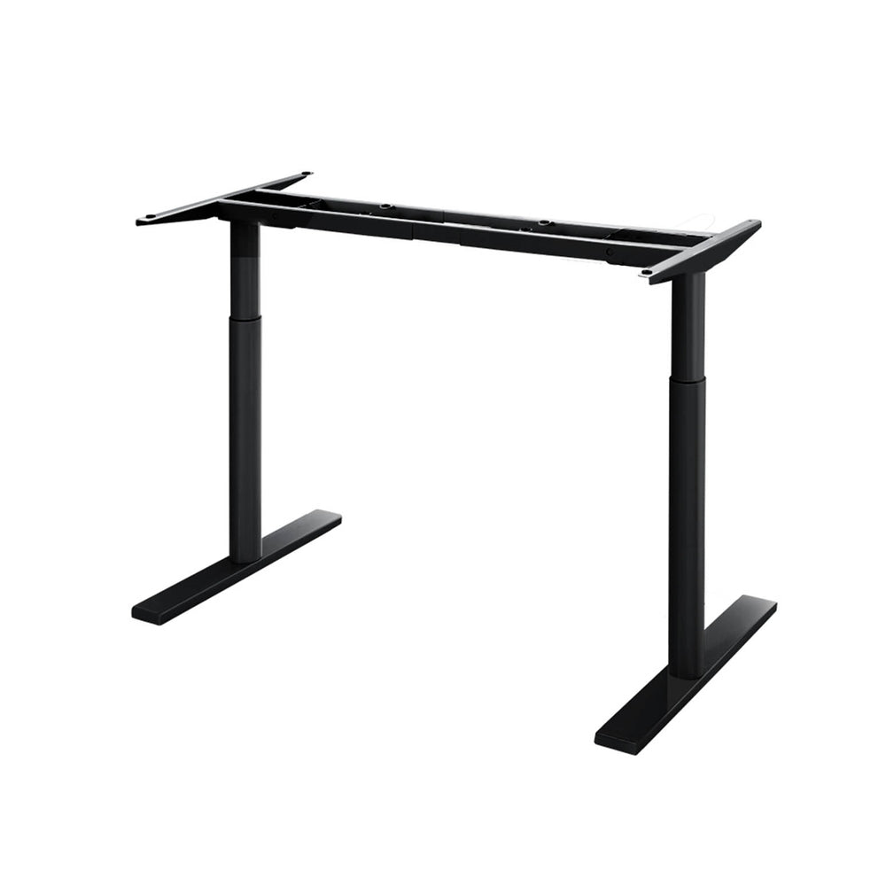 Artiss Standing Desk Frame Only Dual Motor Motorised Adjustable 125KG Load Black HASD-B-M10-BK