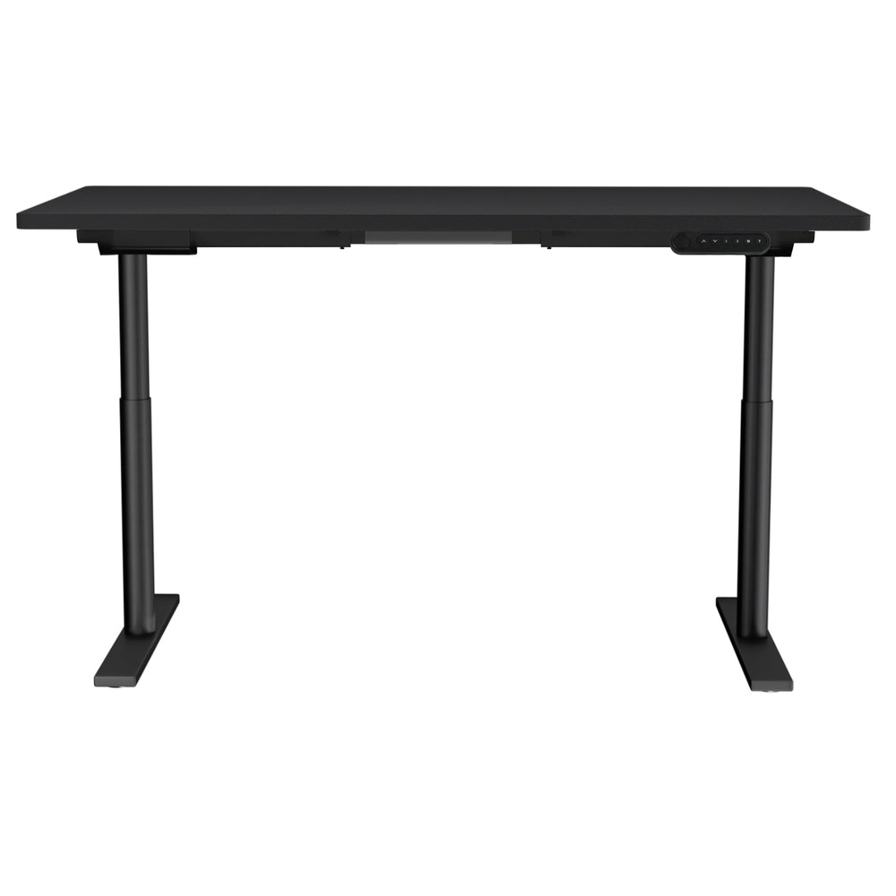 Artiss Standing Desk Motorised Electric Dual Motor Black 140CM HASD-B-M10-BKDF-BKDB-140