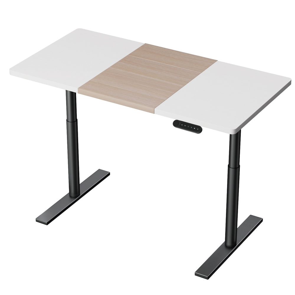 Artiss Standing Desk Motorised Electric Dual Motor 120CM HASD-B-M10-BKDF-NWDB-120