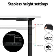 Artiss Standing Desk Motorised Electric Dual Motor White 120CM HASD-B-M10-BKDF-WHDB-120