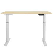 Artiss Standing Desk Motorised Electric Dual Motor 140CM White Oak HASD-B-M10-WHDF-NTDB-140