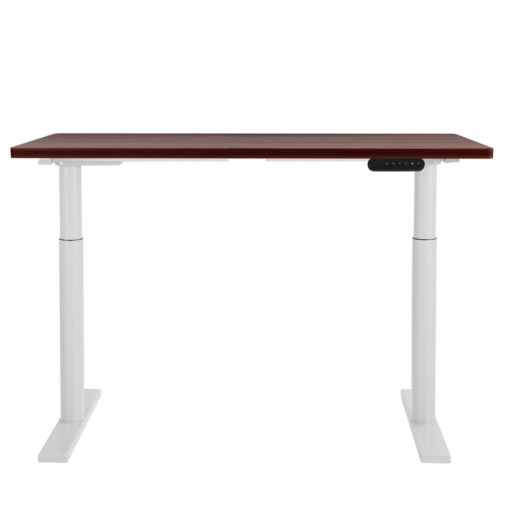 Artiss Standing Desk Motorised Electric Dual Motor 120CM Walnut HASD-B-M10-WHDF-WADB-120
