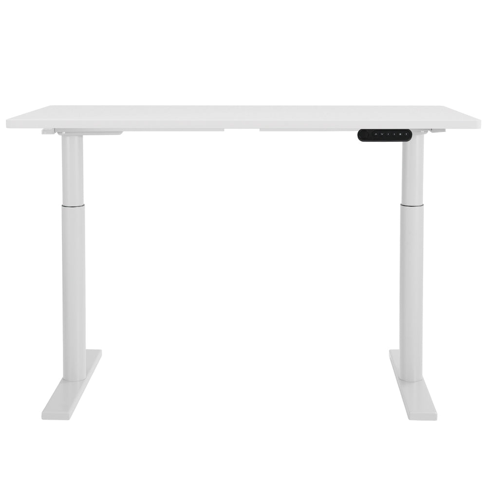 Artiss Standing Desk Motorised Electric Dual Motor 140CM White HASD-B-M10-WHDF-WHDB-140