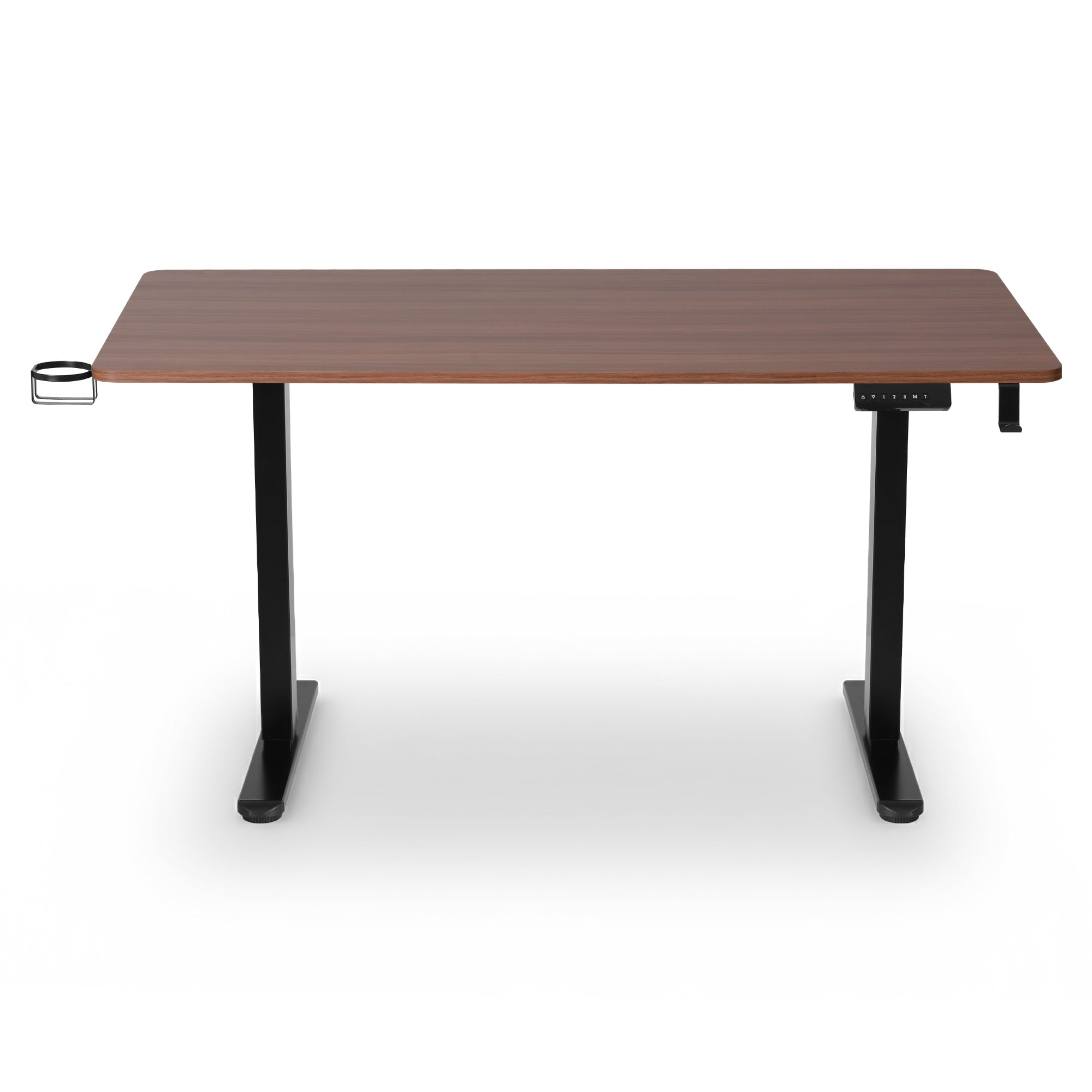 Artiss Standing Desk Motorised Dual Motor Electric Walnut 140CM HASD-B-M14-WA-AB