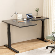 Artiss Standing Desks L-shape Motorised 160CM Black HASD-B-M70-BK-160