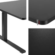 Artiss Standing Desks L-shape Motorised 160CM Black HASD-B-M70-BK-160