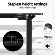 Artiss Standing Desks L-shape Motorised 160CM Black HASD-B-M70-BK-160