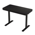 Artiss Standing Desk Motorised Electric Motor Drawer 120CM Black HASD-B-S08-BK