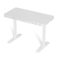 Artiss Standing Desk Motorised Electric Desks Drawer 120CM White HASD-B-S08-WH
