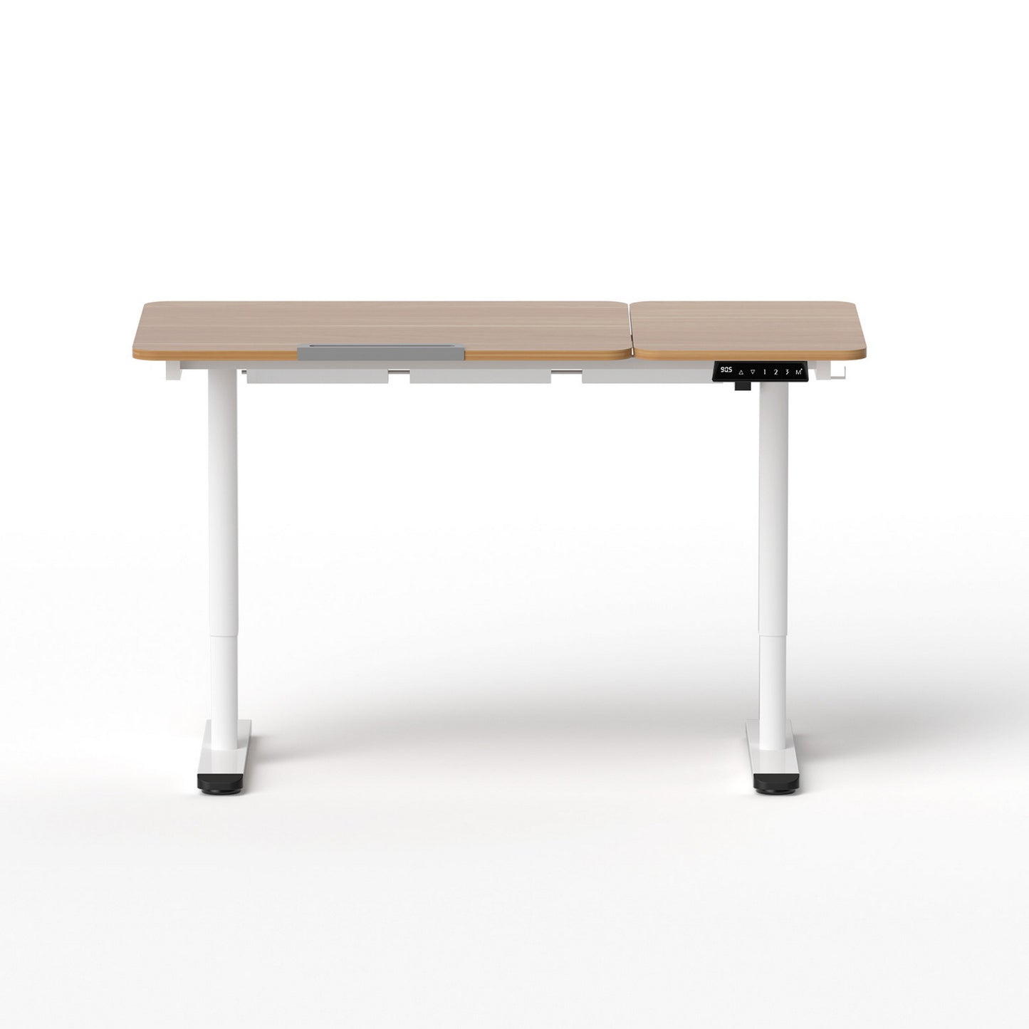 Artiss Electric Standing Desk Height Adjustable Sit Stand Desk Tilting Top HASD-CD105-WD-AB