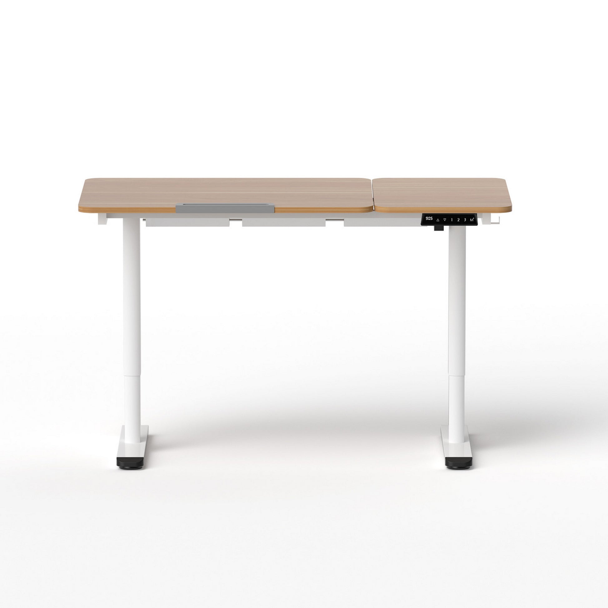 Artiss Electric Standing Desk Height Adjustable Sit Stand Desk Tilting Top HASD-CD105-WD-AB