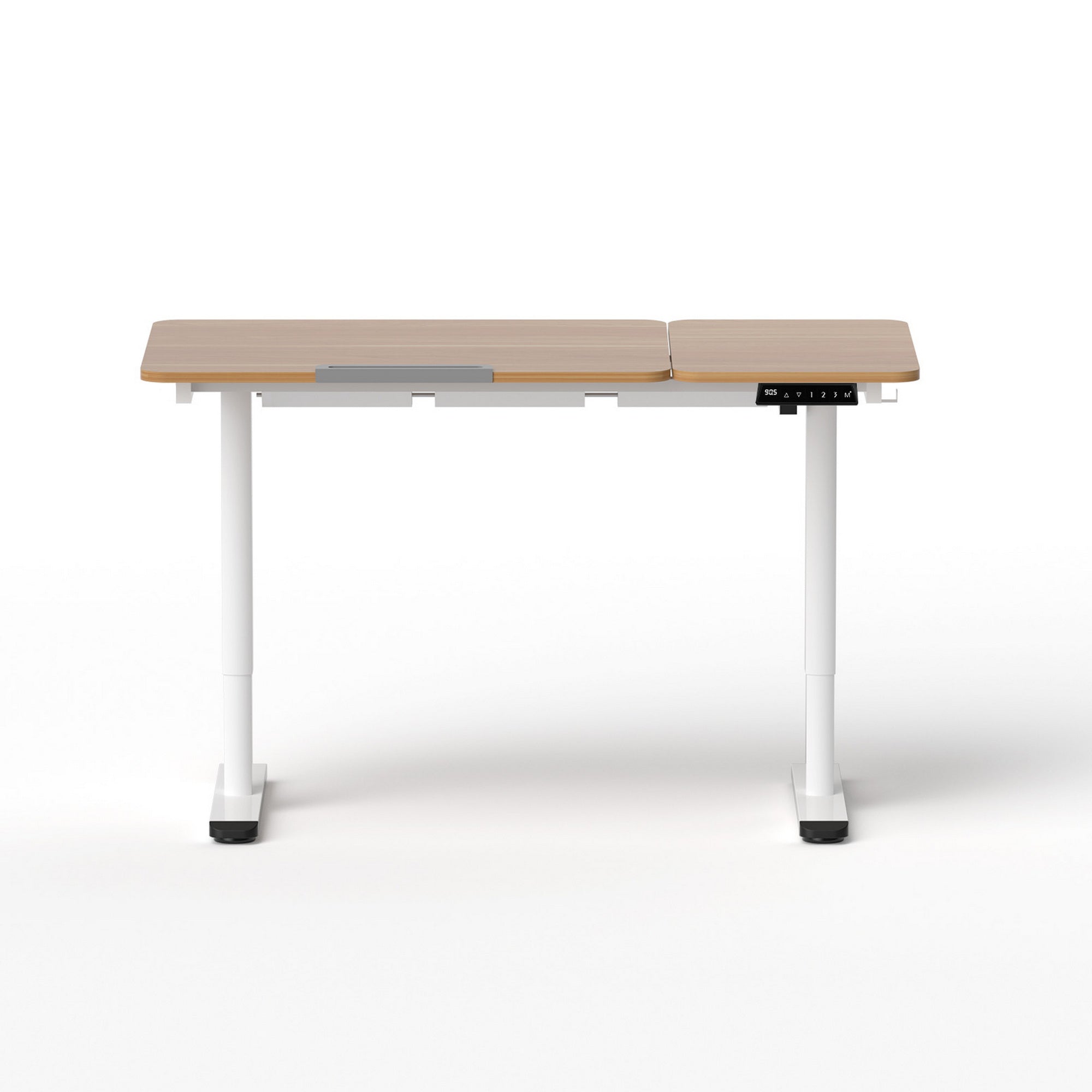 Artiss Electric Standing Desk Height Adjustable Sit Stand Desk Tilting Top HASD-CD105-WD-AB