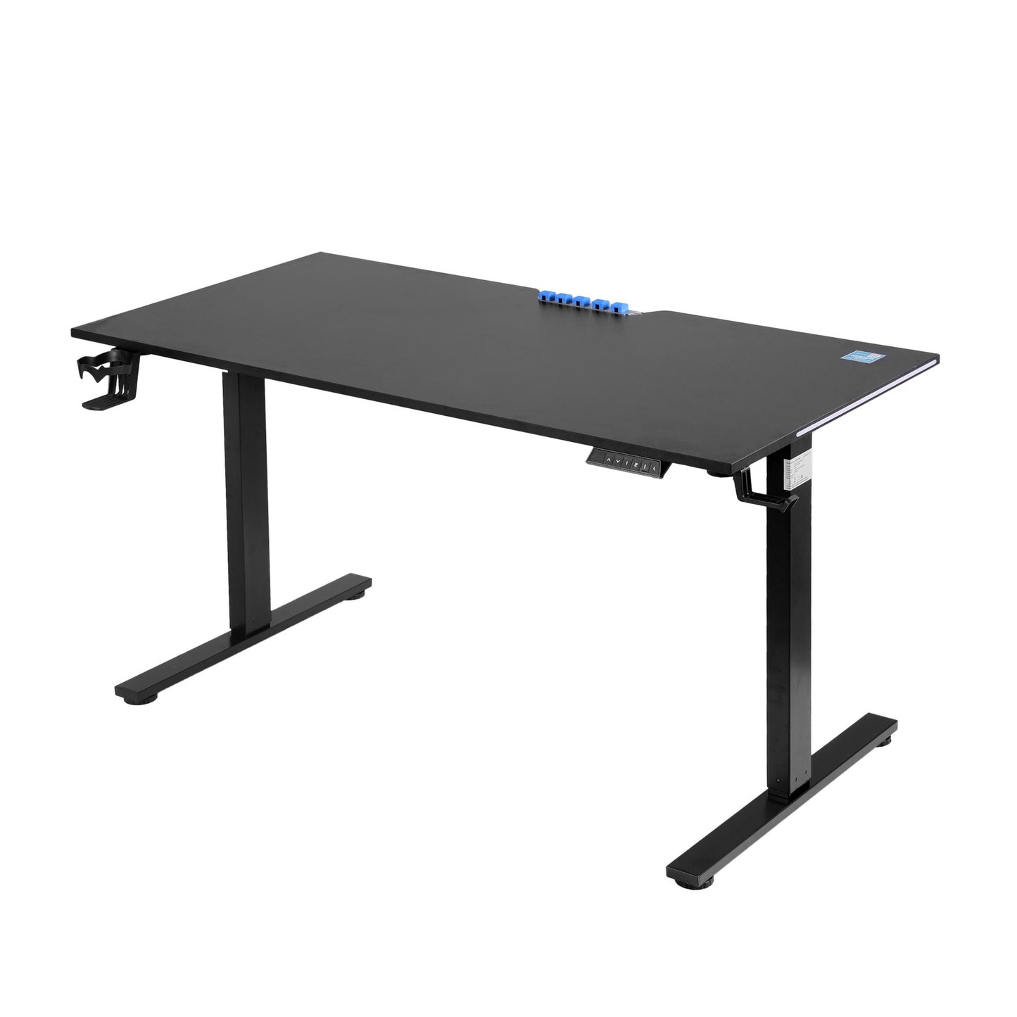 Artiss Electric Standing Desk Height Adjustable Gaming Desk Home Office 140cm HASD-ET156E-GAME-BK-AB