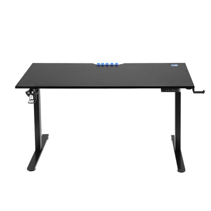 Artiss Electric Standing Desk Height Adjustable Gaming Desk Home Office 140cm HASD-ET156E-GAME-BK-AB