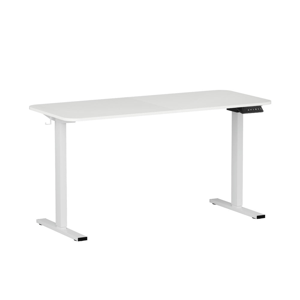 Artiss Electric Standing Desk 140cm Adjustable Height Motorised Home Office Desk White HASD-ET156E-WH