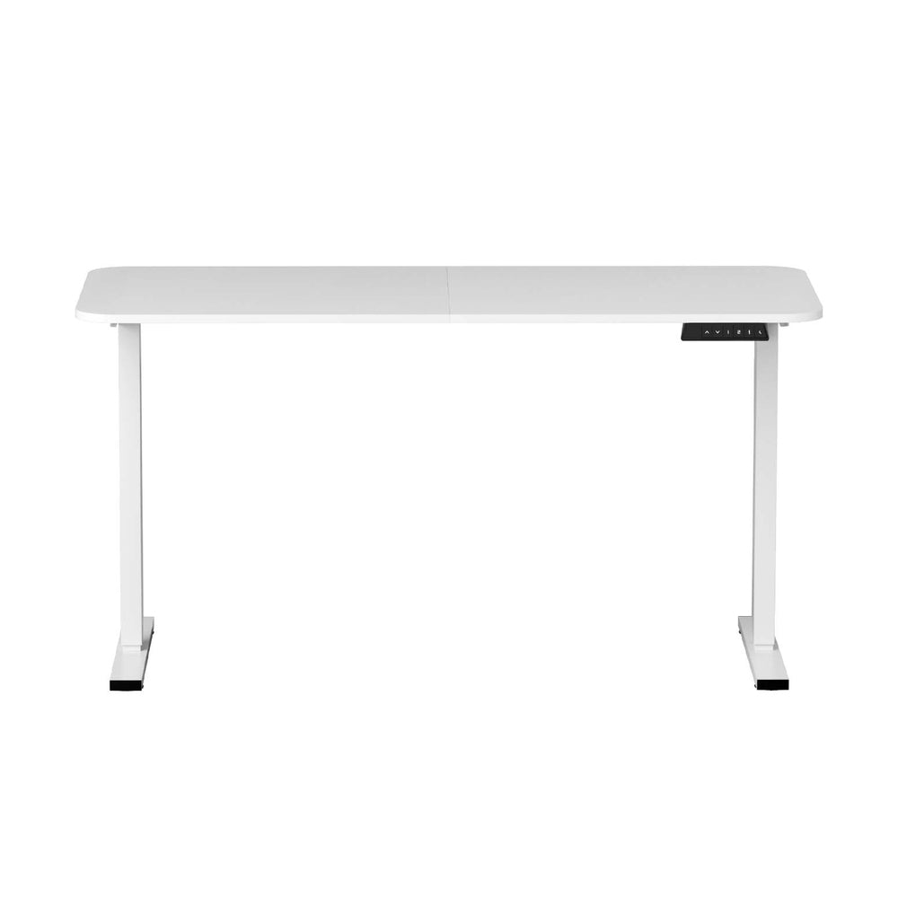 Artiss Electric Standing Desk 140cm Adjustable Height Motorised Home Office Desk White HASD-ET156E-WH