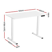 Artiss Electric Standing Desk Sit Stand Desks 120CM HASD-ET157-WH