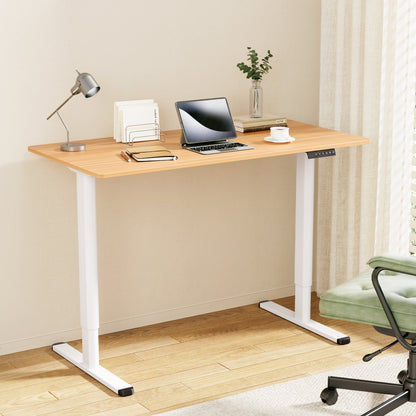 120CM Artiss Electric Standing Desk Sit Stand Desks Home Office Computer Desk HASD-ET157-WHNT