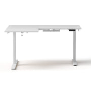 Artiss L-Shape Standing Desk Sit Stand Up Height Adjustable Electric Motorised White HASD-ET262DL-WH-AB
