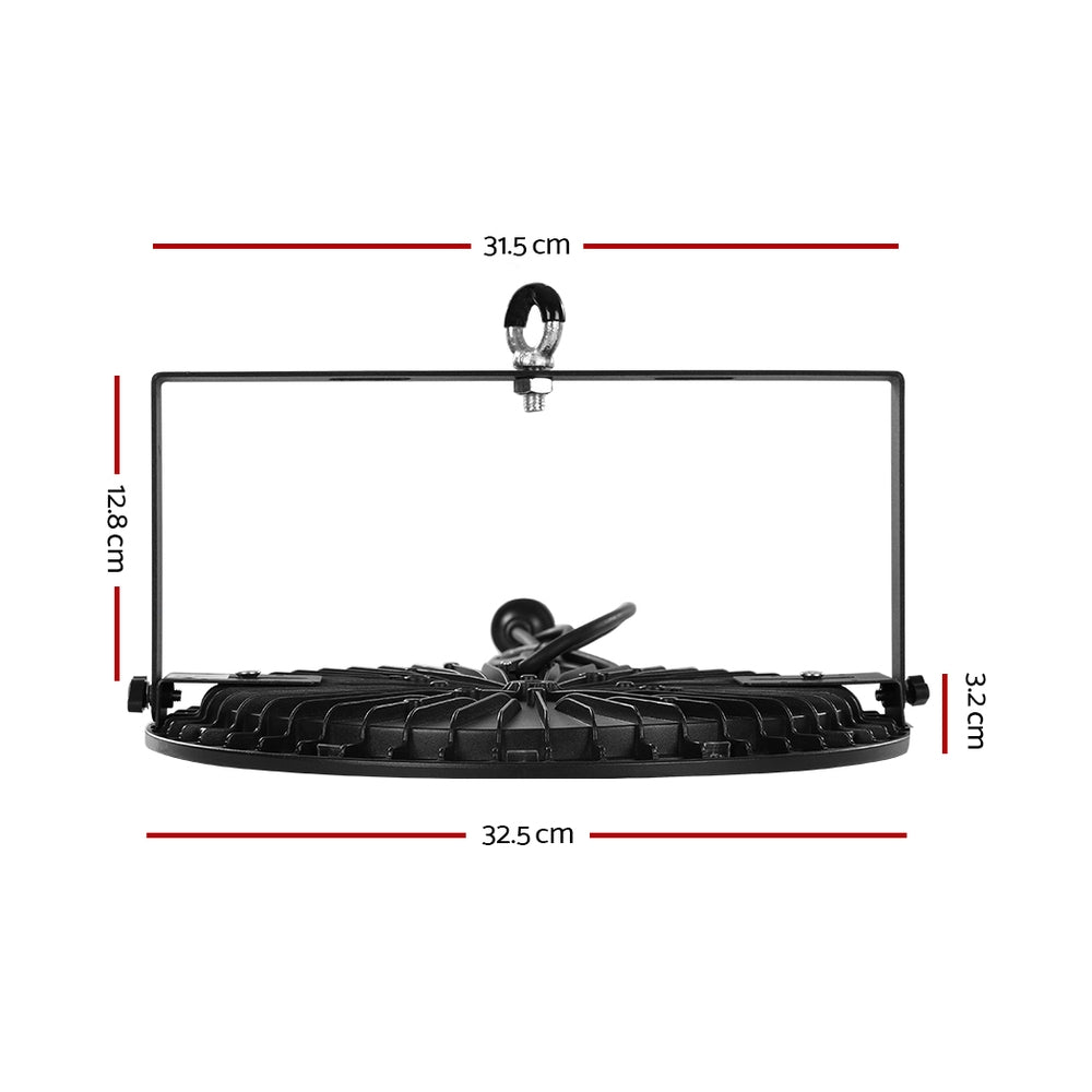 Leier High Bay Light LED 200W Industrial Lamp Workshop Warehouse Factory Lights HBL-UFO-H200-BK