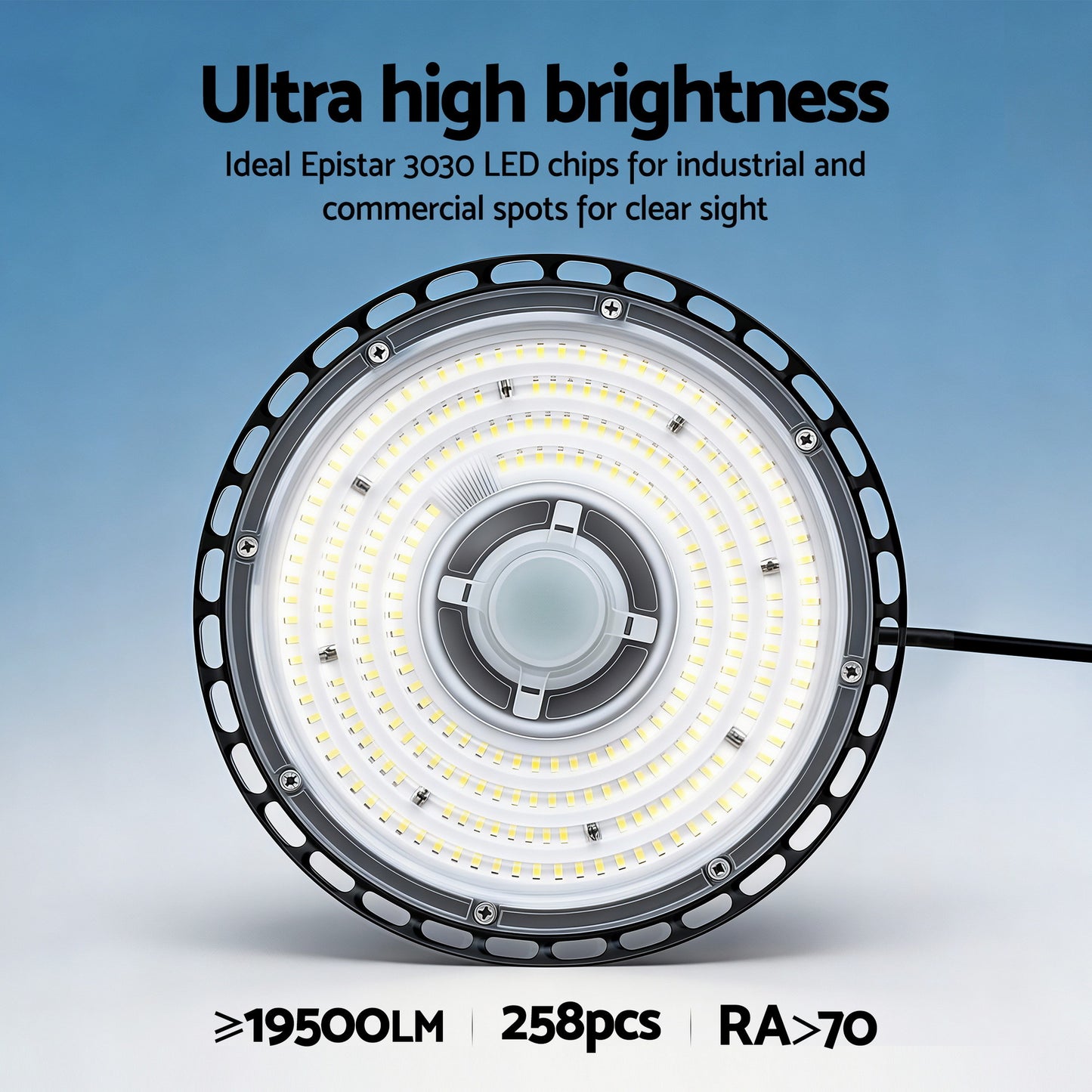 Leier 150W UFO LED High Bay Light Motion Sensor HBL-UFO-N150-SEN-BK