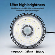 Leier 150W UFO LED High Bay Light Motion Sensor HBL-UFO-N150-SEN-BK