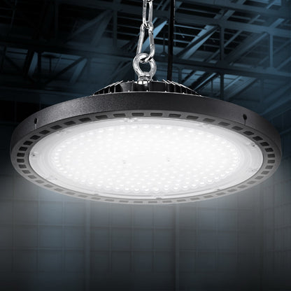 Leier LED High Bay Lights 150W UFO Industrial Workshop Warehouse Factory Lamp HBL-UFO-N210C-BK