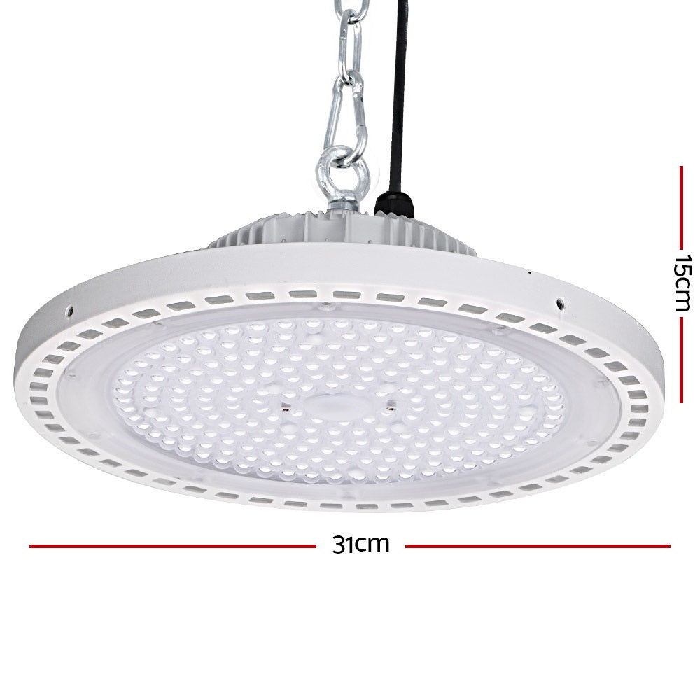 Leier LED High Bay Lights 150W UFO Industrial Shed Warehouse Factory Lamp White HBL-UFO-N210C-WH