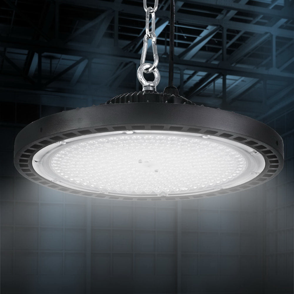 Leier LED High Bay Lights 200W UFO Industrial Workshop Warehouse Factory Lamp HBL-UFO-N280C-BK