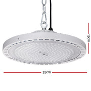 Leier LED High Bay Lights 200W UFO Industrial Shed Warehouse Factory Lamp White HBL-UFO-N280C-WH