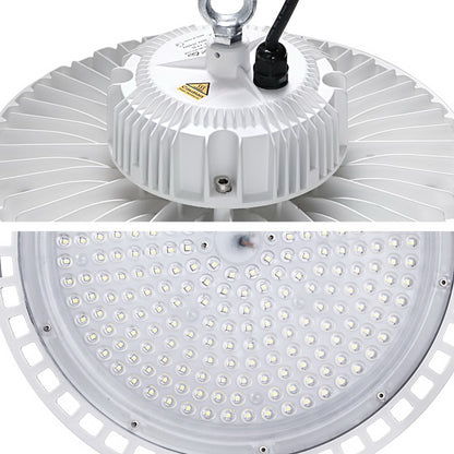 Leier LED High Bay Lights 200W UFO Industrial Shed Warehouse Factory Lamp White HBL-UFO-N280C-WH