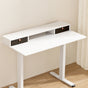 Artiss Standing Desk Desktop Storage Rack Shelf Removable Bookshelf Drawer 120cm HDR-004-WH