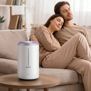 Devanti Ultrasonic Humidifier Aroma Diffuser Top Fill Quiet Bedroom 4L White HM-4L-TOUCH-WH