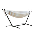 Gardeon Hammock Bed Camping Chair Outdoor Lounge Single Cotton with Stand HM-BED-KIT-C-S-CL