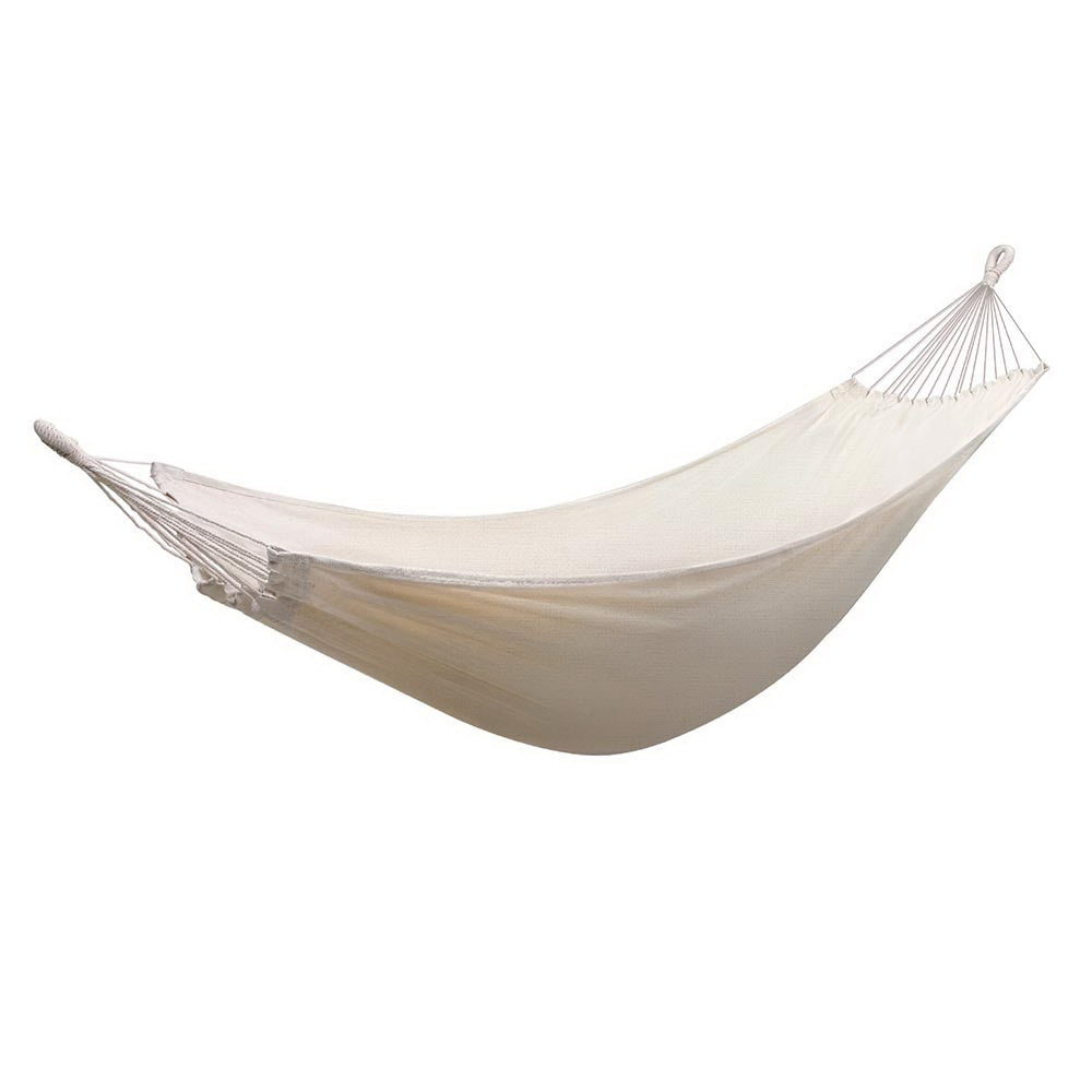 Gardeon Hammock Bed w/ Travel Bag Outdoor Lounge Chair Cream HM-BED-PORT-CREAM