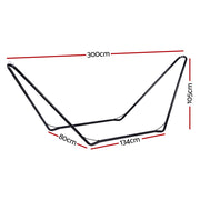 Gardeon Hammock Bed Stand Steel Frame Outdoor Garden HM-BED-STAND-KIT