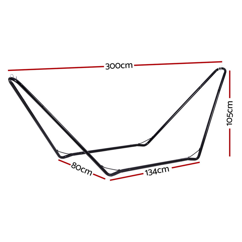 Gardeon Hammock Bed Stand Steel Frame Outdoor Garden HM-BED-STAND-KIT