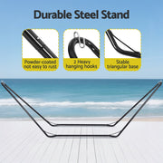 Gardeon Hammock Bed Stand Steel Frame Outdoor Garden HM-BED-STAND-KIT