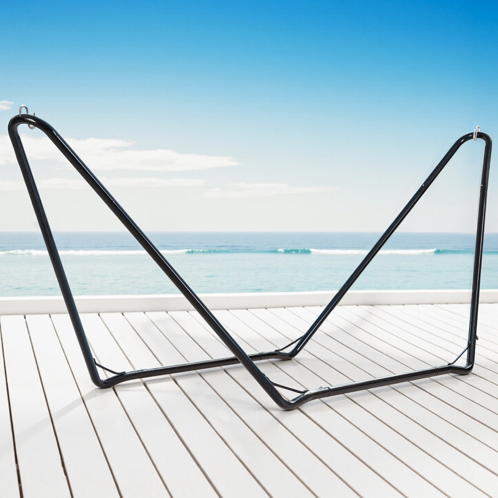 Gardeon Hammock Bed Stand Steel Frame Outdoor Garden HM-BED-STAND-KIT