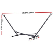 Gardeon Hammock Bed Stand Steel Frame Outdoor Indoor HM-BED-STAND-V