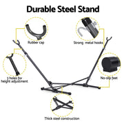 Gardeon Hammock Bed Stand Steel Frame Outdoor Indoor HM-BED-STAND-V